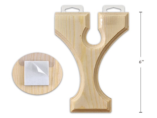 Natural Wood Letter Y 6in