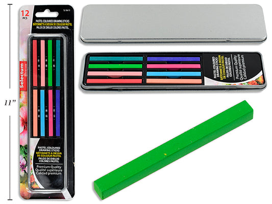Sel Drawing Stcks Bx Pastel 12pc