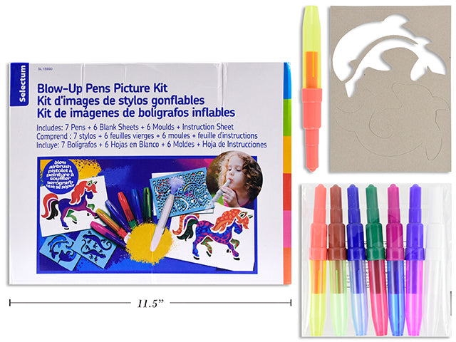 Sel Blow Up Pen Pic Kit w/Shts