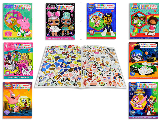 Sticker By Number 4Asst Titles