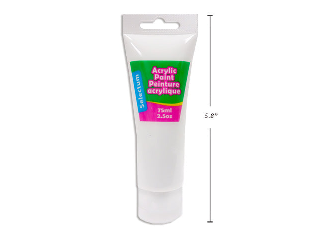 Acrylic Paint 75ml White