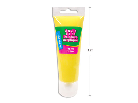 Acrylic Paint 75ml Yellow