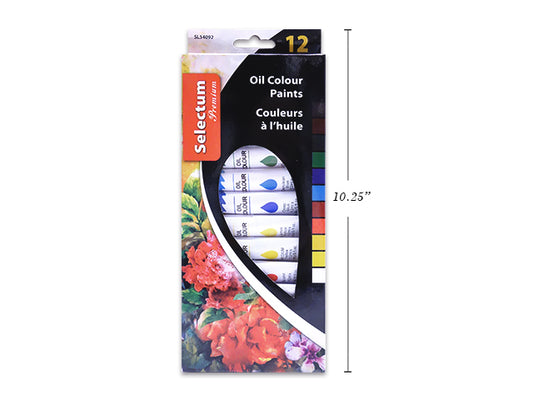 Selectum Oil Colour Paint 12pk