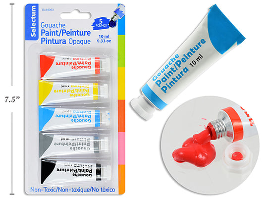Gouache Paint 10Ml 5pc