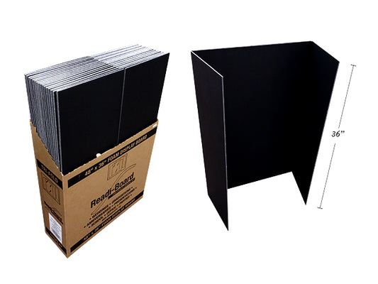 Black TriFold Disp Board 48x36