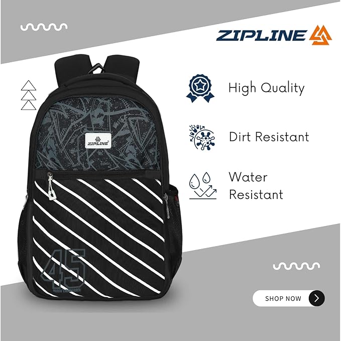 ZIP Trio Backpack 3asst 18in