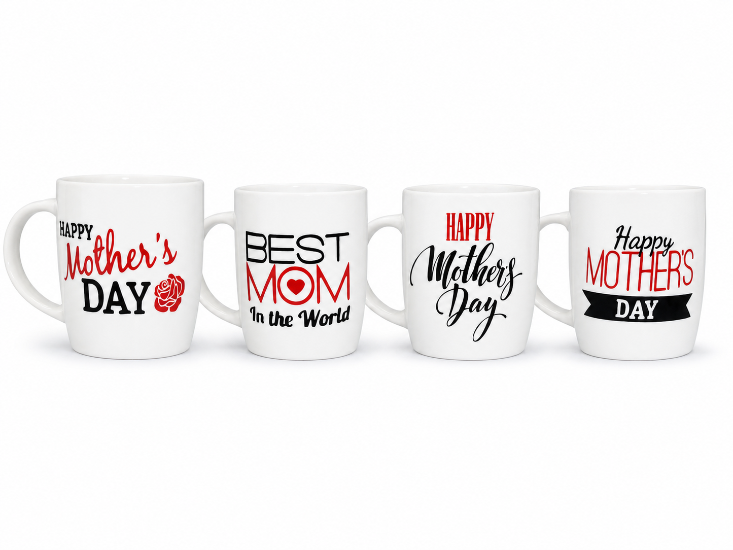 Mother's Day Ceramic Mug 4Assorted Prints