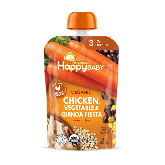 OHB SB Chicken/Veg/Qui 3.5oz Pch Stg3 7mth+