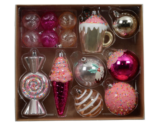 Dec Baub Poly Mix 20pc Asst