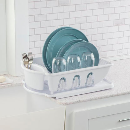 Sterilite 2pc Dish Drainer Wht