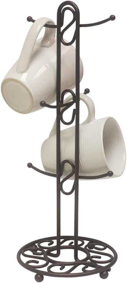 H/Basic Bronze Mug Tree Metal