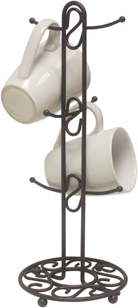 H/Basic Bronze Mug Tree Metal