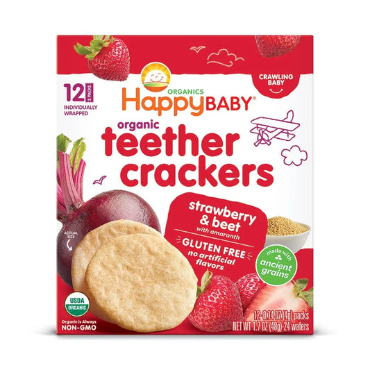 OHB Strbry Beet Teether 12pk