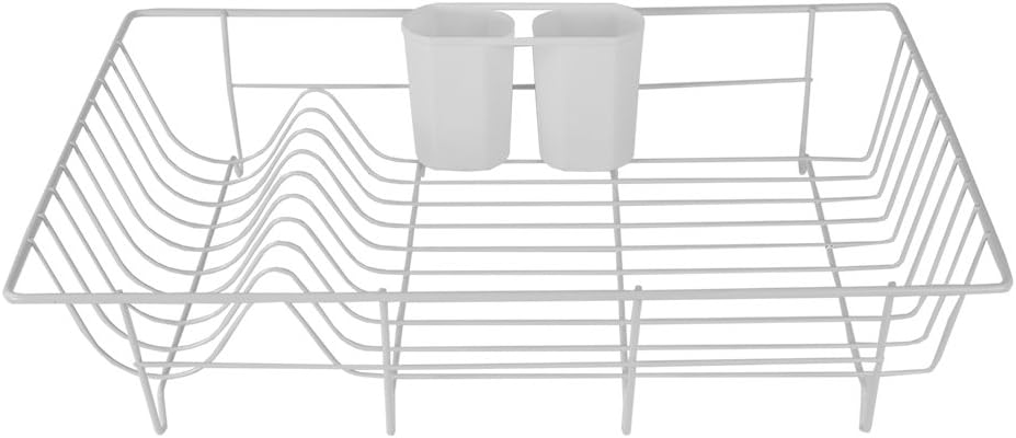 HmBsc 3pc Dish Drainer Wht