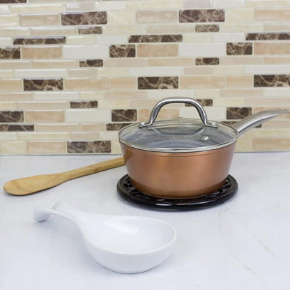 Ceramic Spoon Rest White