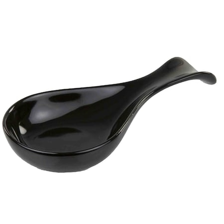 Ceramic Spoon Rest Blk