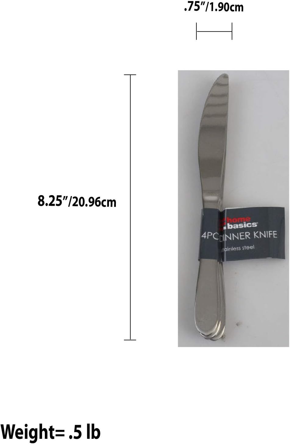 SS Dinner Knife 4pc