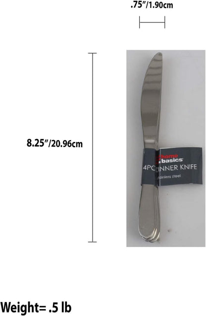 SS Dinner Knife 4pc