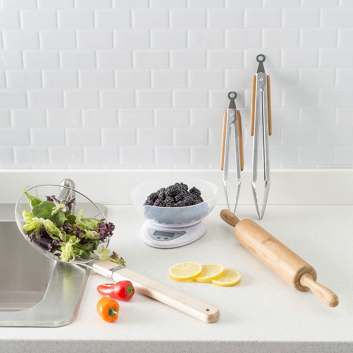 HB Strainer Wooden Handle