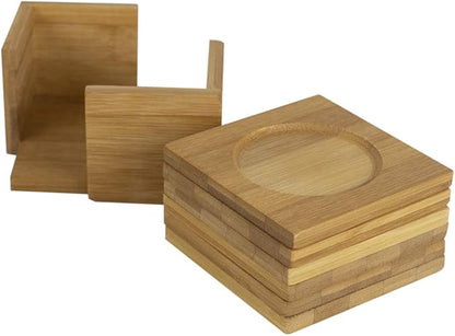 Bamboo Coaster 6pcs sq