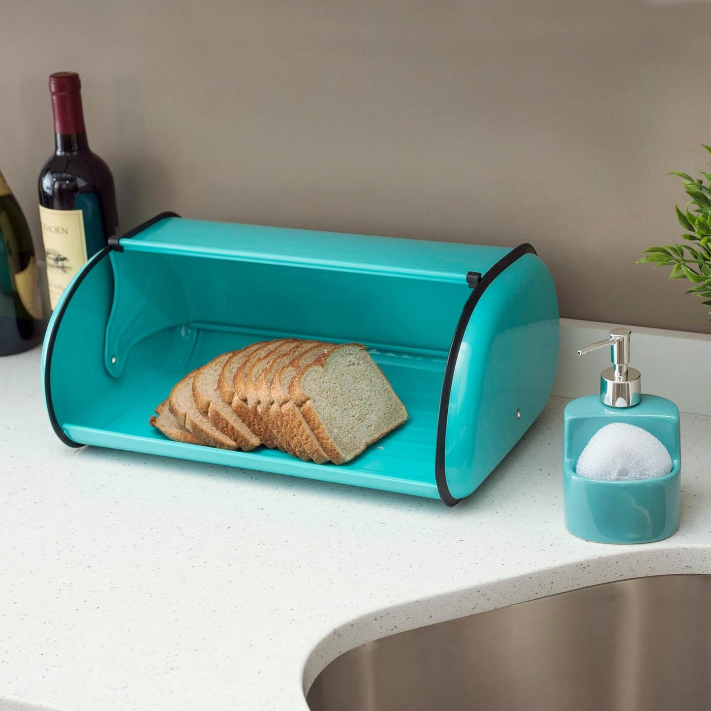 BreadBox Turq SS 43x27x18