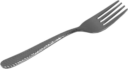 Hammered Salad Fork Set SS 4pc