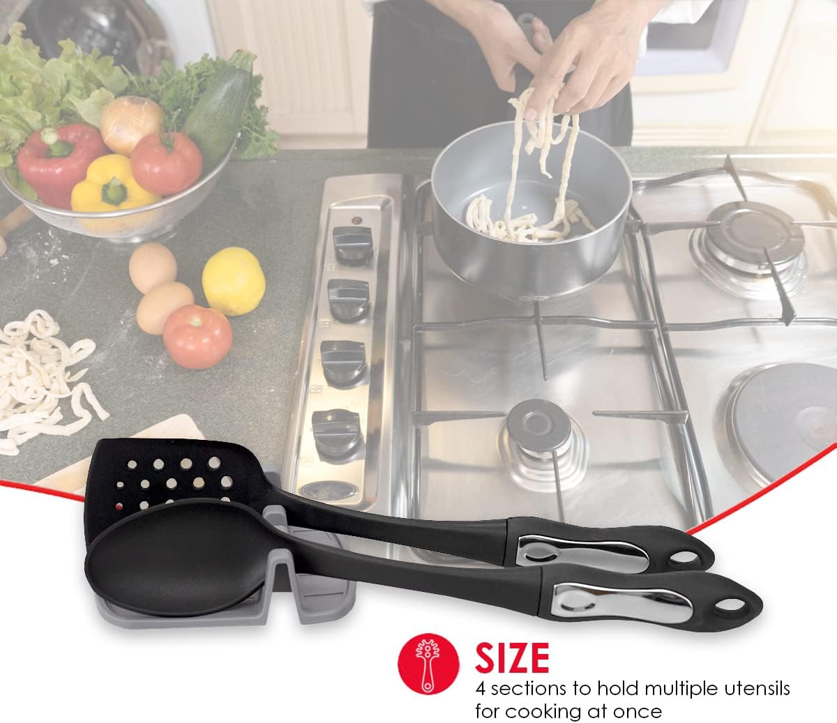 Spoon Rest Silicone Asst
