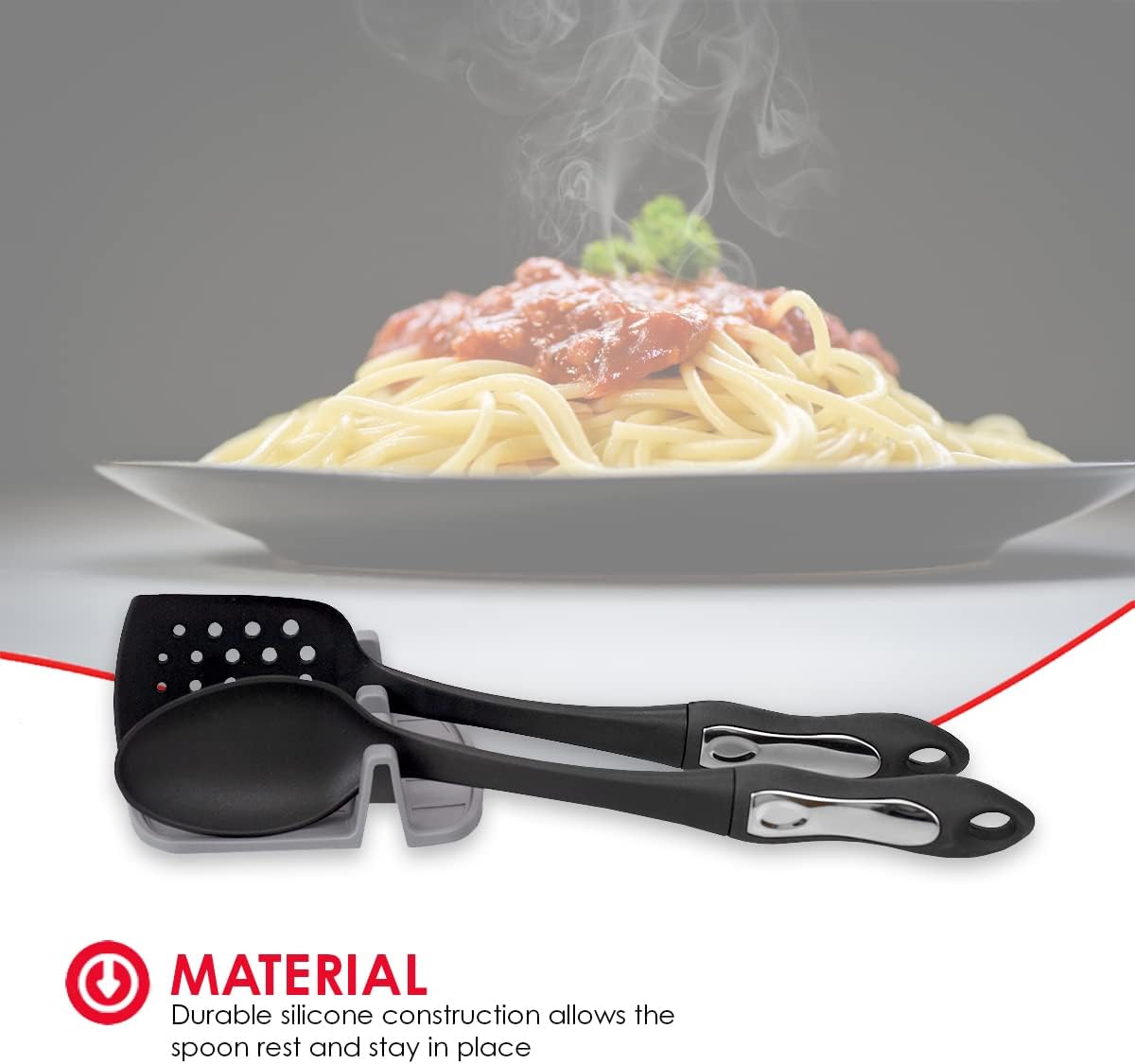 Spoon Rest Silicone Asst