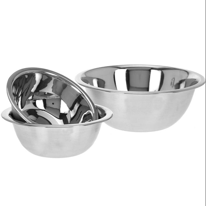 Deep Mixing Bowl 3pc Set SS