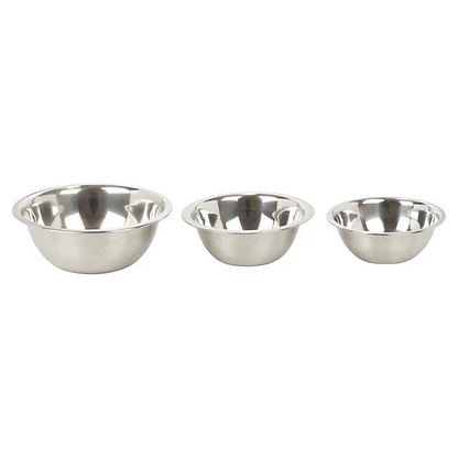 Deep Mixing Bowl 3pc Set SS