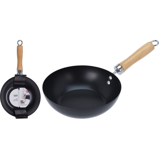Wok Carbon Steel NS 20cm Blk
