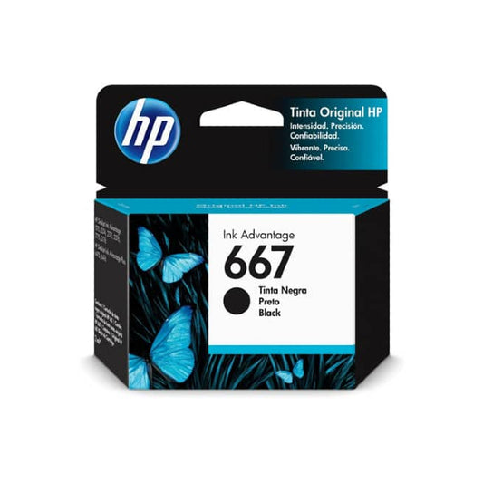 HP 667 Black Cartridge