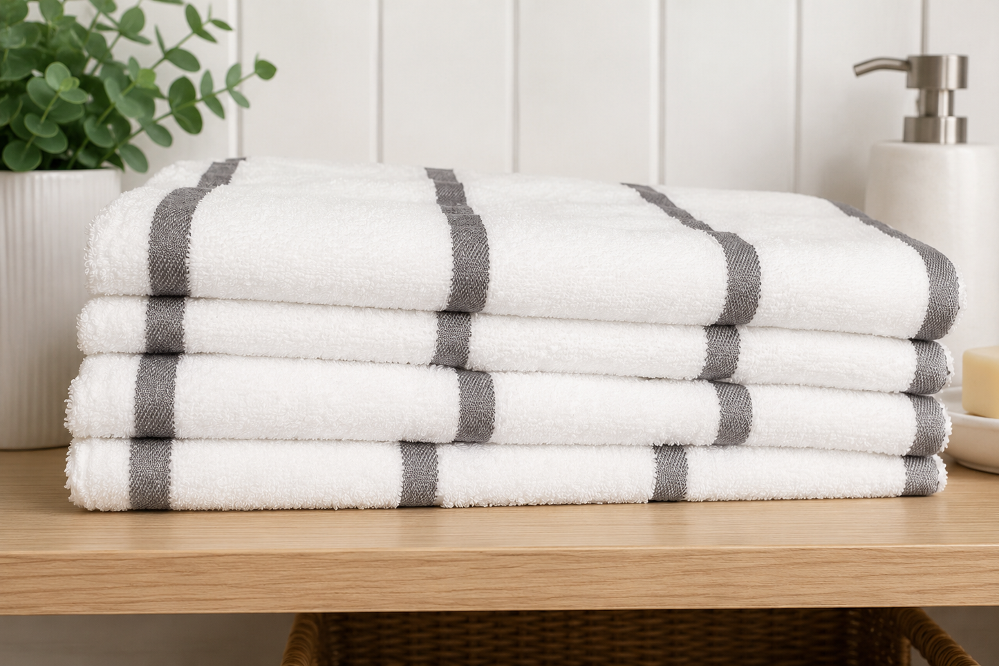 Las Rayas BeachTowel LGy 30x60