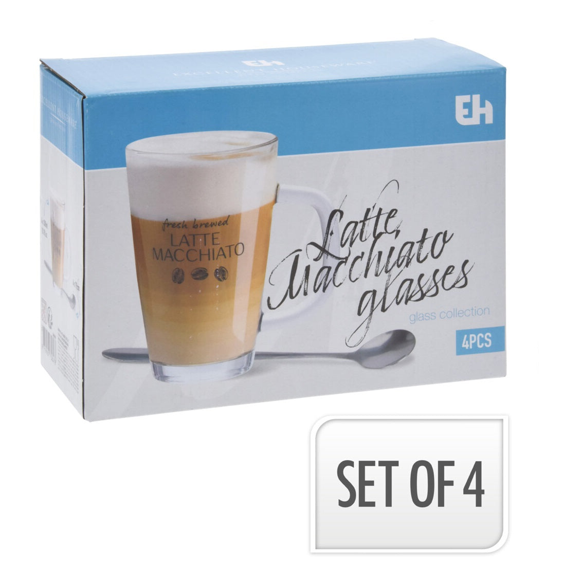 Latte Macchiato Set 4Pcs