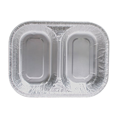 Tray 2Section Aluminum Foli