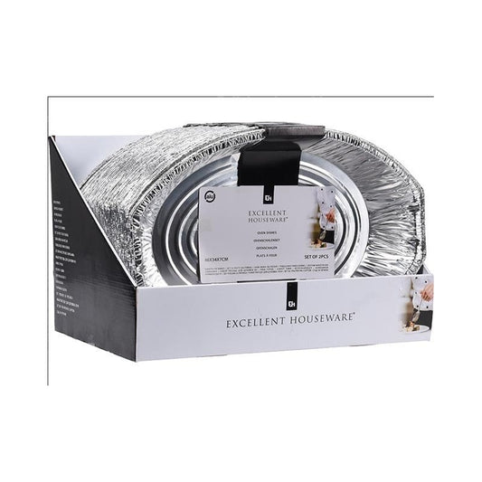 Oven Tray 2pc Set Oval