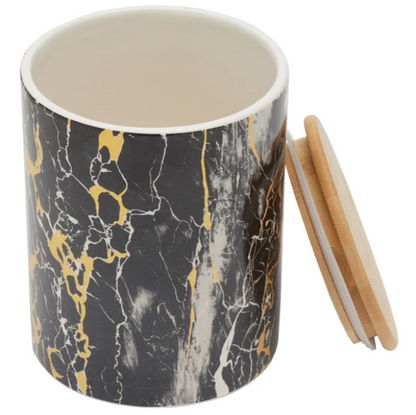 Ceramic Canister wBamboo Top