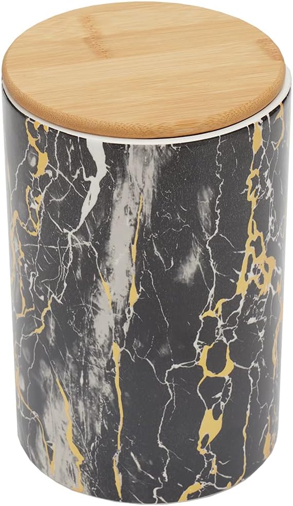 Ceramic Canister wBamboo Top