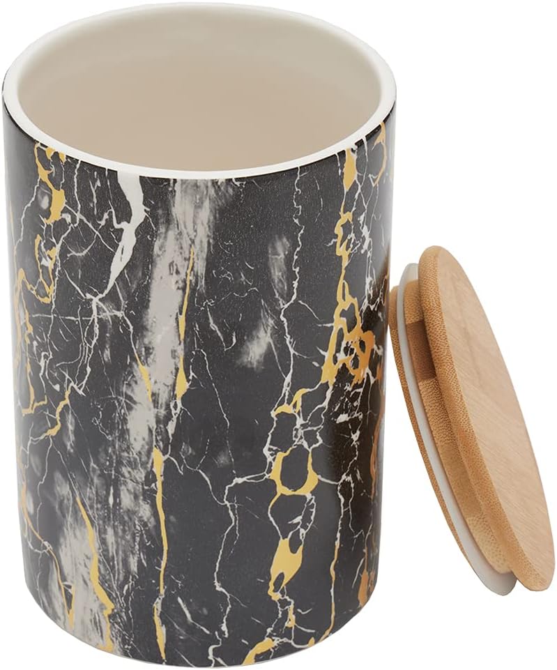 Ceramic Canister wBamboo Top