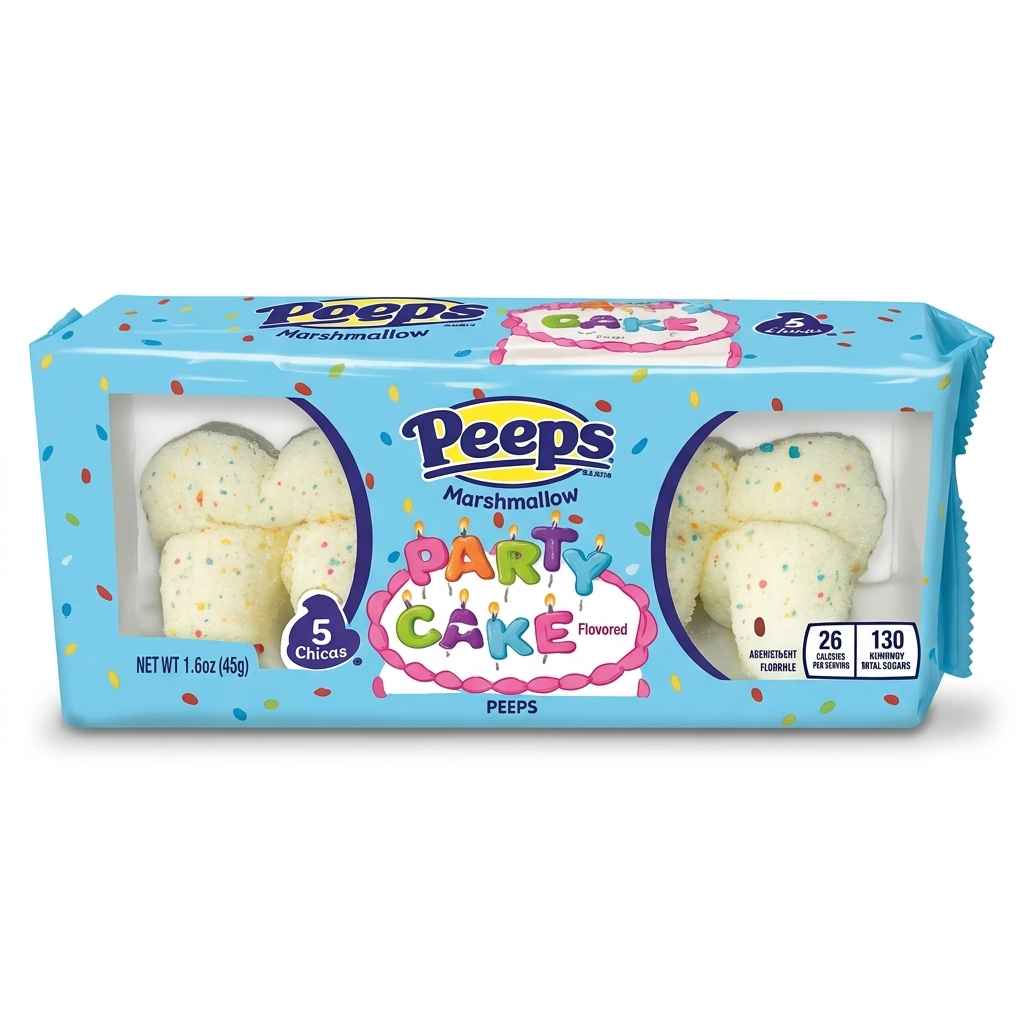 Peeps Party Cake Chicks 5ct