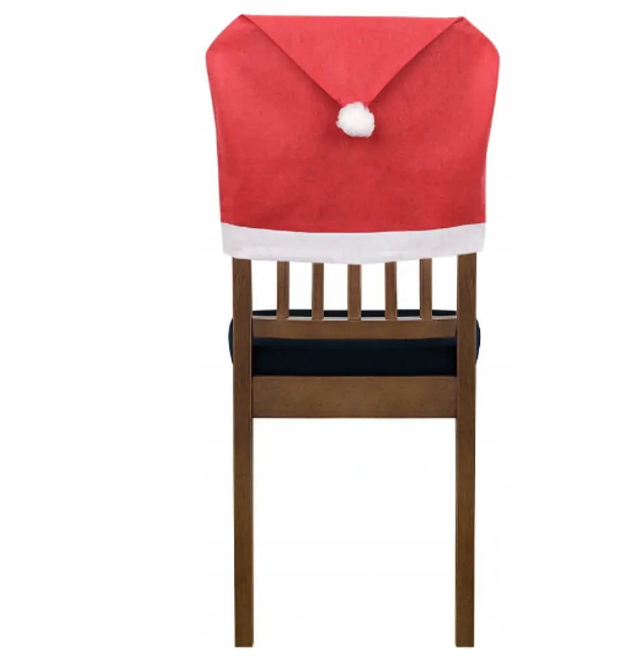 HJ Christmas Hat Chair Cover 2pc