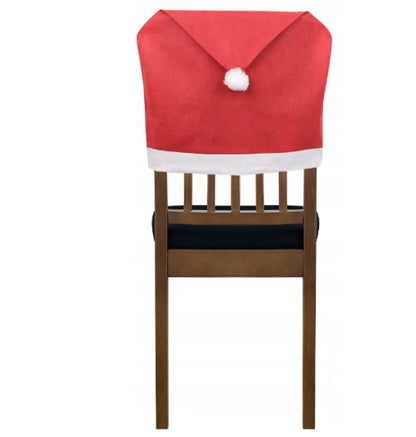 HJ Christmas Hat Chair Cover 2pc