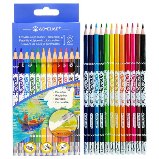 Acme Erasble Color Pencil 12pk