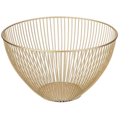 Metalware Fruit Basket Gold