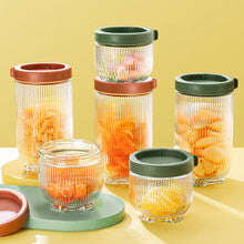 Glass Storage Jar 6pc Sets