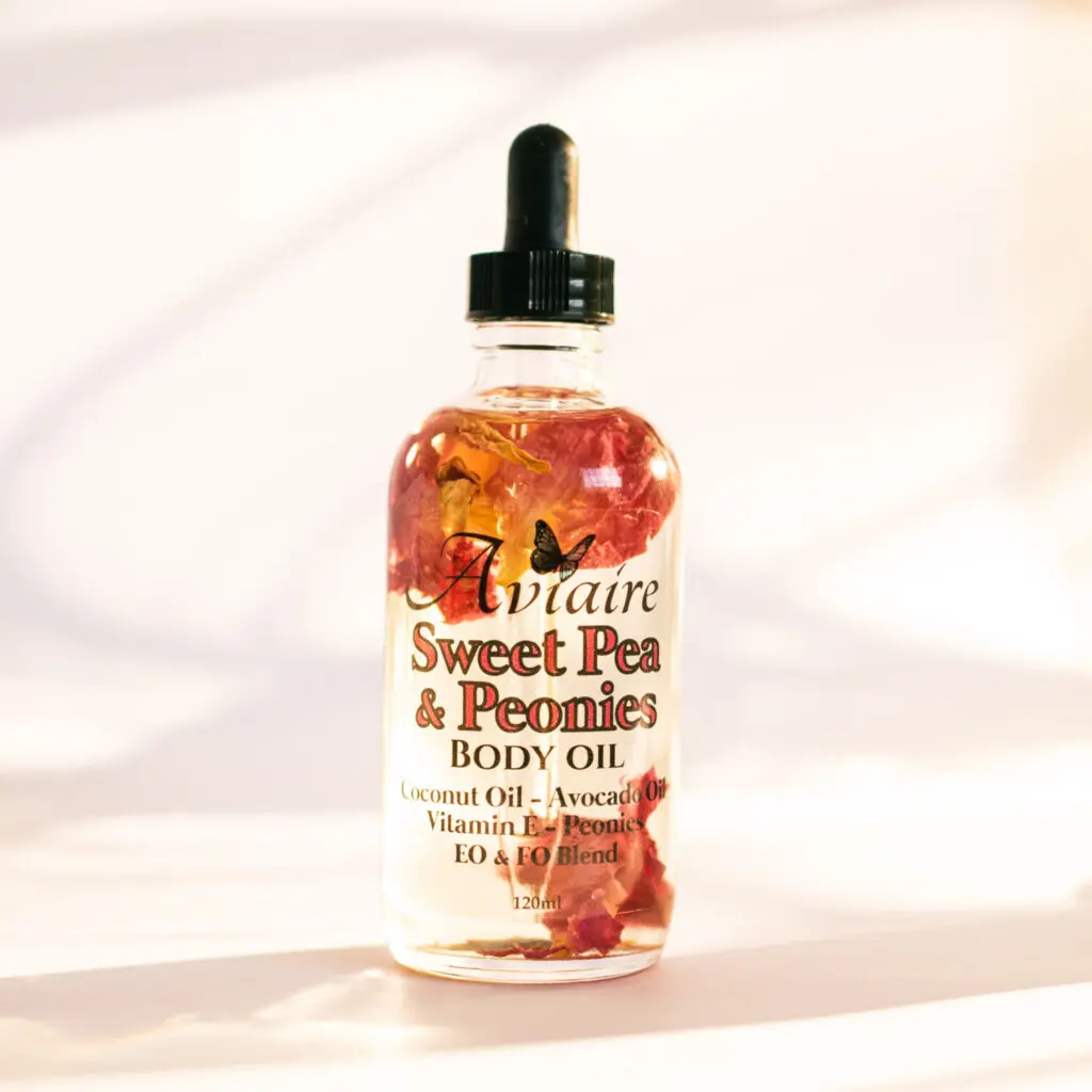 Aviaire Sweet Pea/Peonies Body Oil