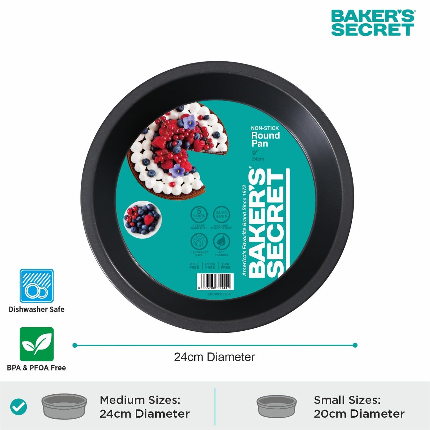 Baker's Secret Ess Round Pan