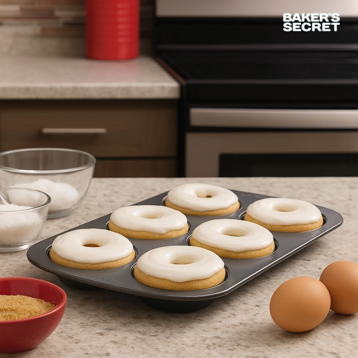 Baker's Secret Ess 6 Donut Pan
