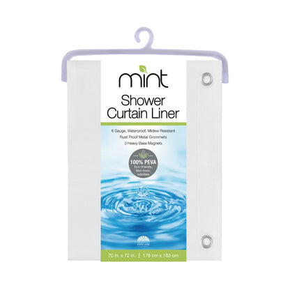 Shower Curtain Liner 6 Guage Frost PEVA 70x72"