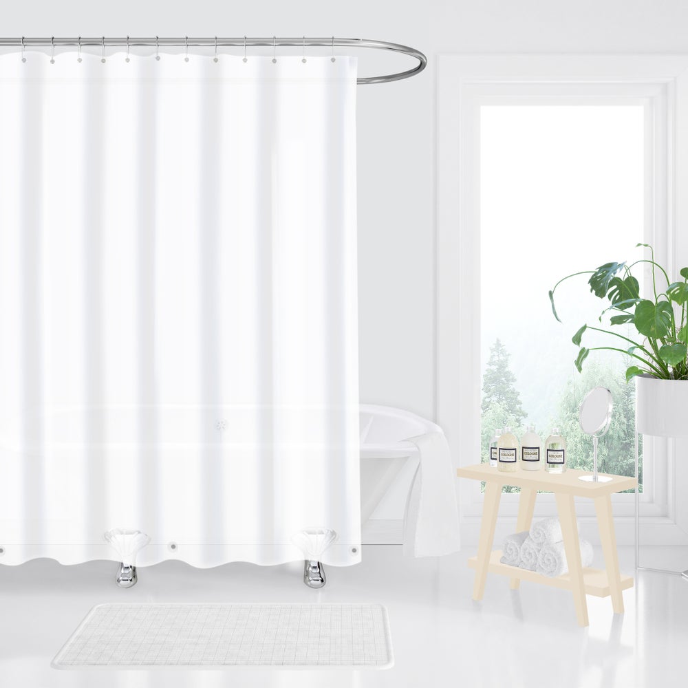 Shower Curtain Liner 6 Guage Frost PEVA 70x72"